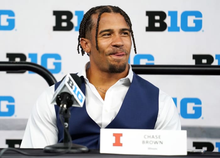 Chase Brown media days